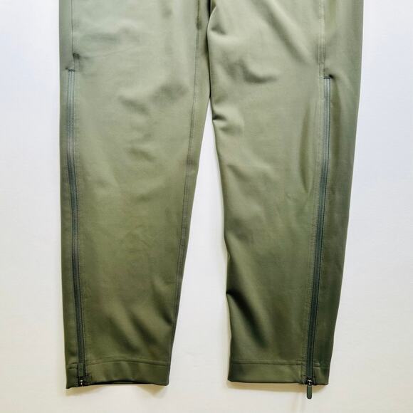 Lululemon Everlux High-Rise Zip-Leg Track Pant Size 6 Grey Sage Green Jogger - Picture 7 of 10